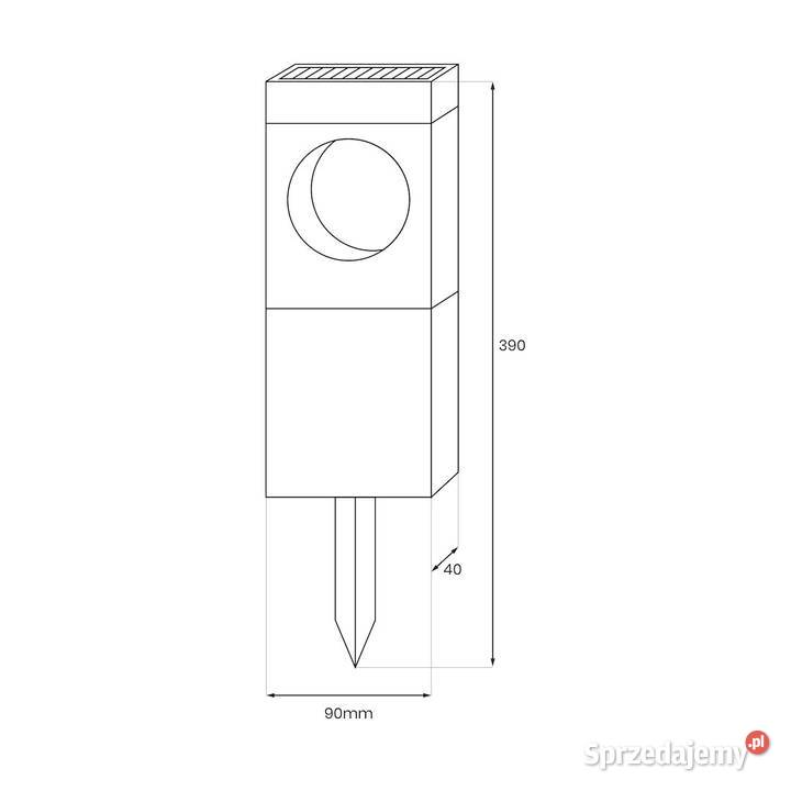 Lampka Solarna Cyklop 3000K IP44