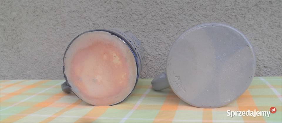 PRL Stare Ceramiczne Kufle śląskie Cieszyn