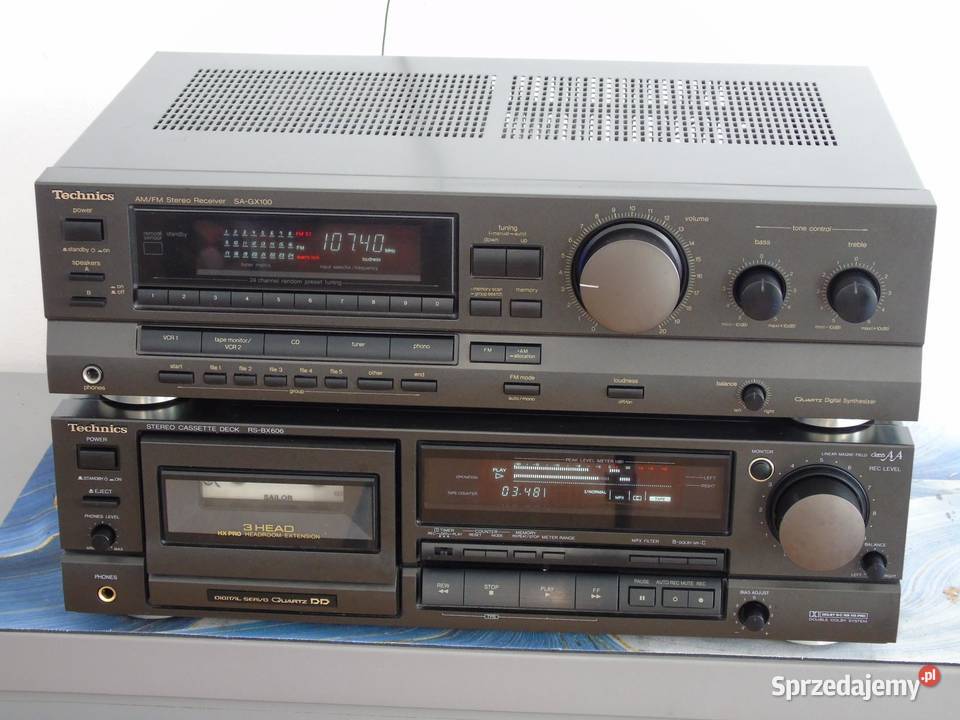 Wzmacniacz z radiem Technics SAGX 100 sprawny Audio