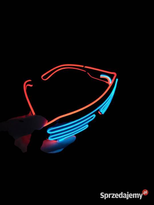 Okulary Led świecące neonowe Mrągowo sprzedam