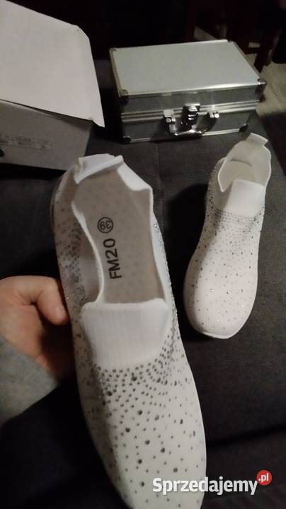 buty damskie rozmiar 39 nowe białe wielkopolskie Poznań