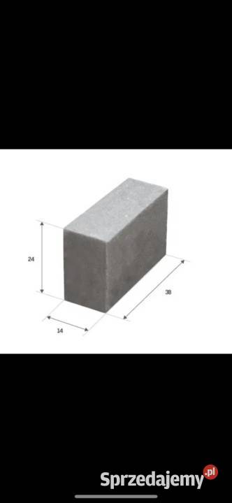 Bloczek betonowy 14 sieradz bloczek fundamentowy