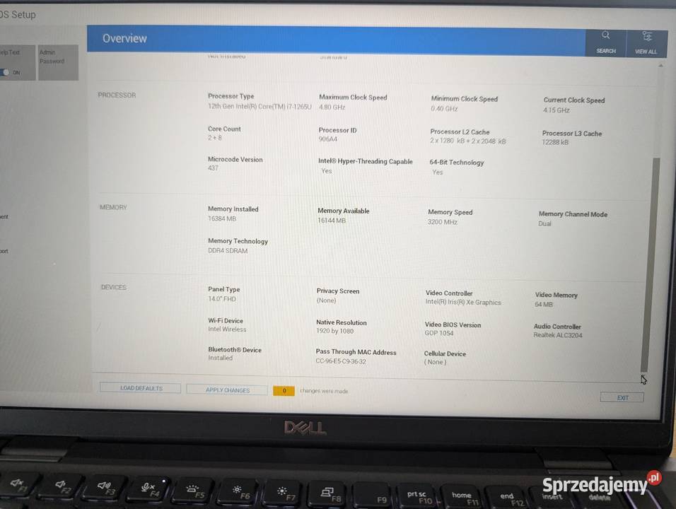 Latitude 7430 14 12gen i71265U 16G RAM 512GB Win Warszawa sprzedam