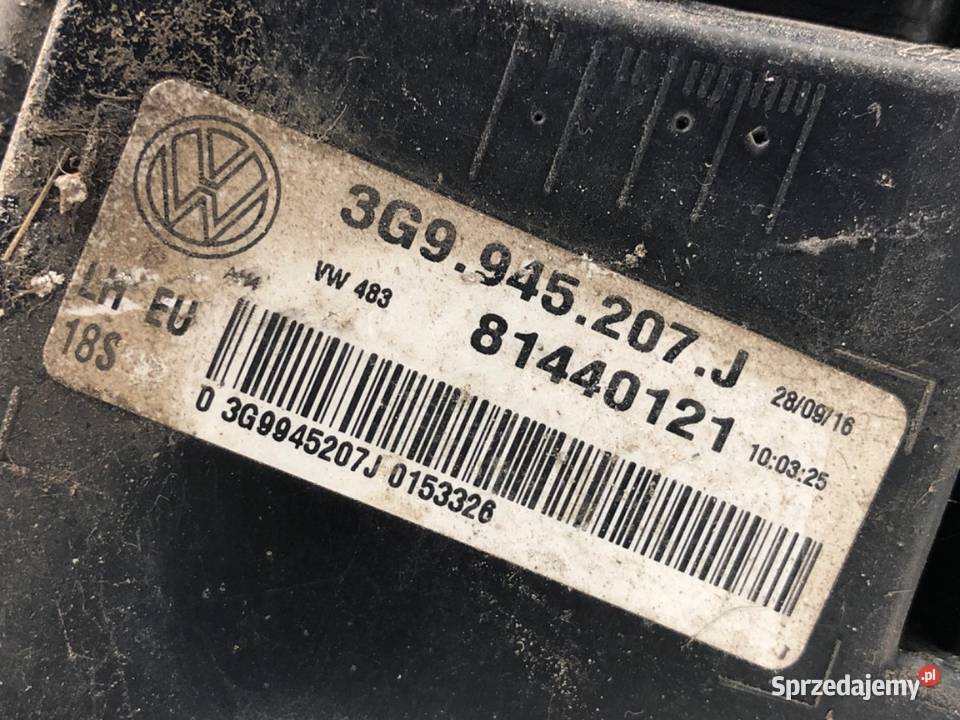 LAMPA LEWY TYŁ VW PASSAT B8 Kombi ŚWIATŁO TYLNA sprzedam
