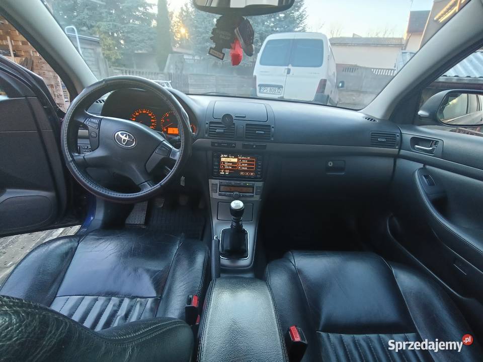 Toyota avensis t25 20 d4d 126 skórzana tapicerka śląskie Zawiercie