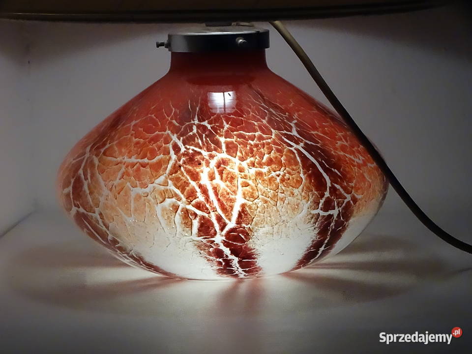 Kultowa Lampa Grzybek PRL Szkło Artystyczne sprzedam