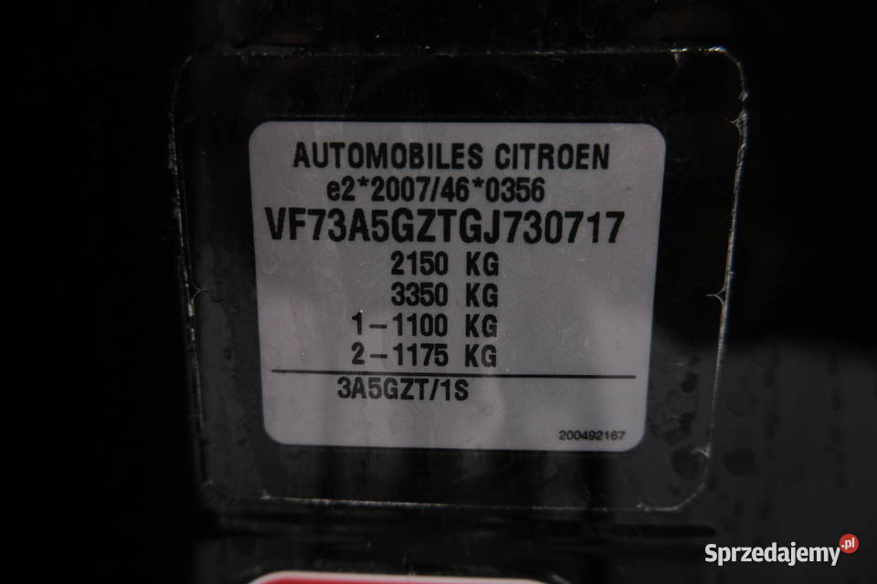 CITROEN C4 GRAND PICASSO 2016 159800 ccm 165 Warszawa sprzedam