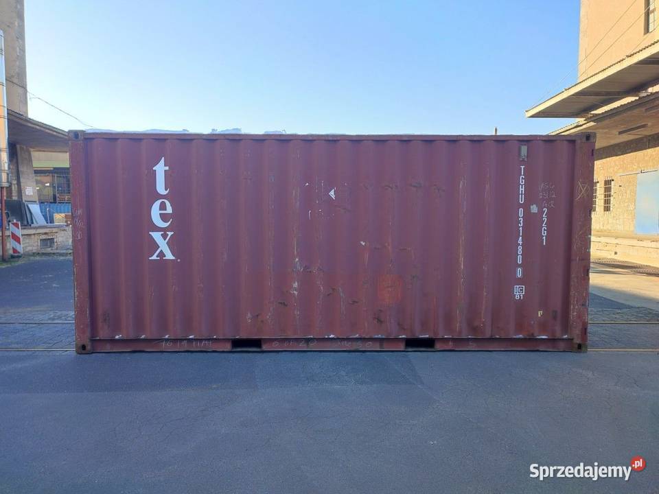 Kontener morski magazynowy 20DV 6 metrowy Kostrzyn sprzedam