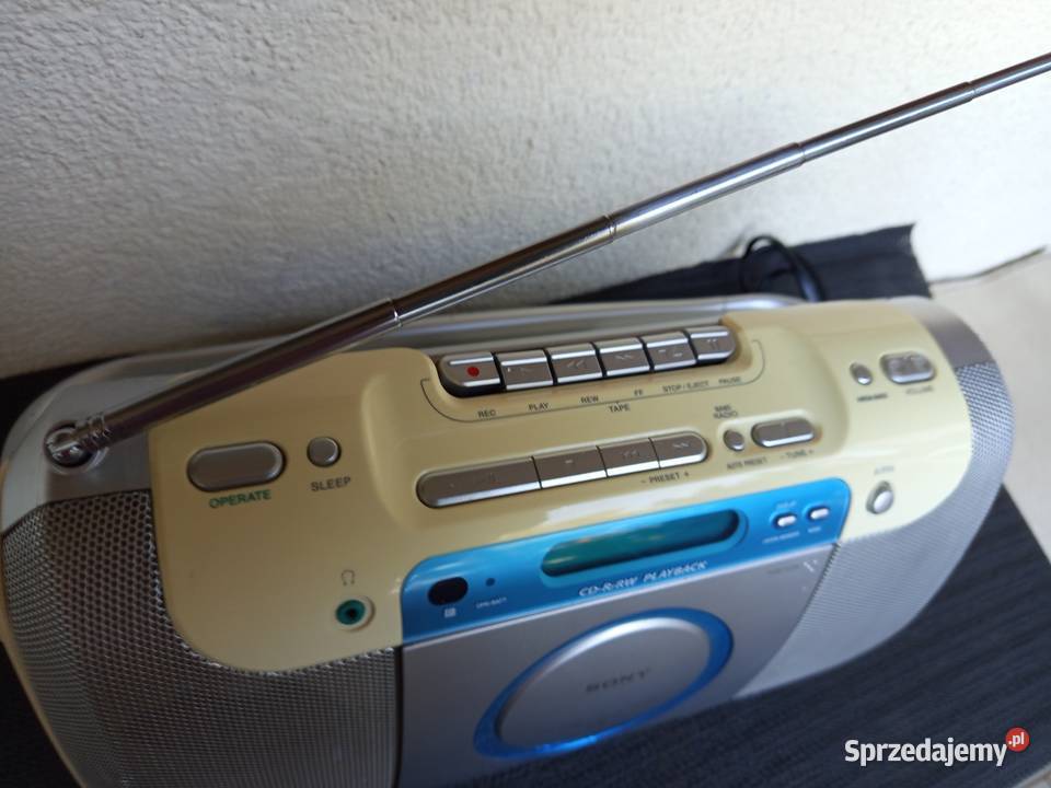 SONY CFDS100L Retro radiomagnetofon kasetowy z Warszawa sprzedam