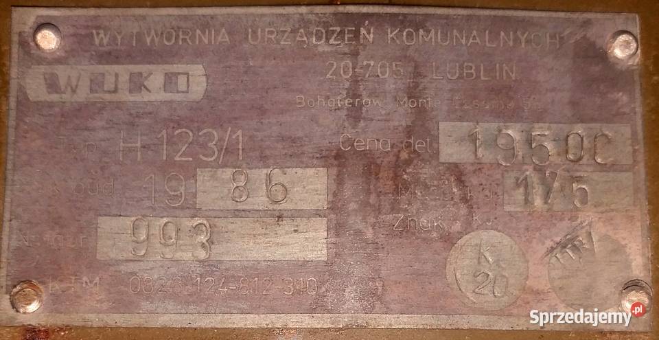 Śrutownik kamieniowy Bolesławiec