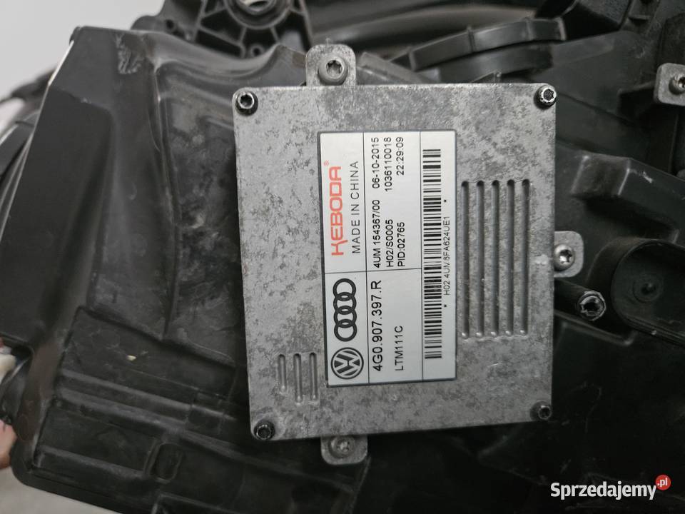 Lampa lewy przod Audi A3 S3 Stany Zjednoczone Raszków