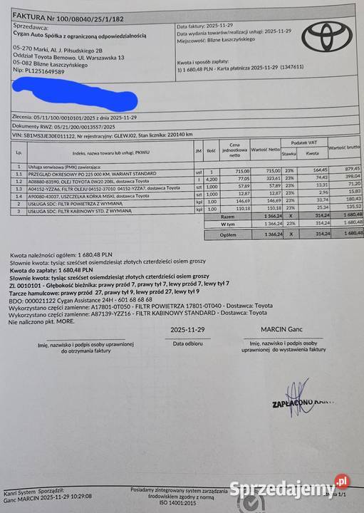 Toyota Auris hybrid Premium 18 HSD system Start-Stop Warszawa sprzedam