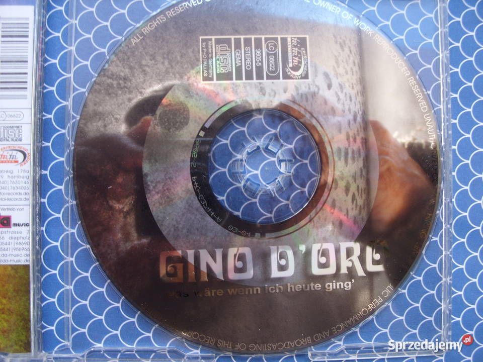 Singiel POP CD GINO DOROWAS WARE WEN 2009 CD Wołów