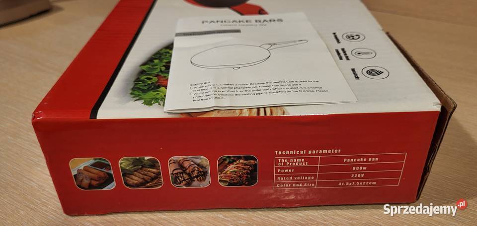 Elektryczna patelnia do naleśników AGD