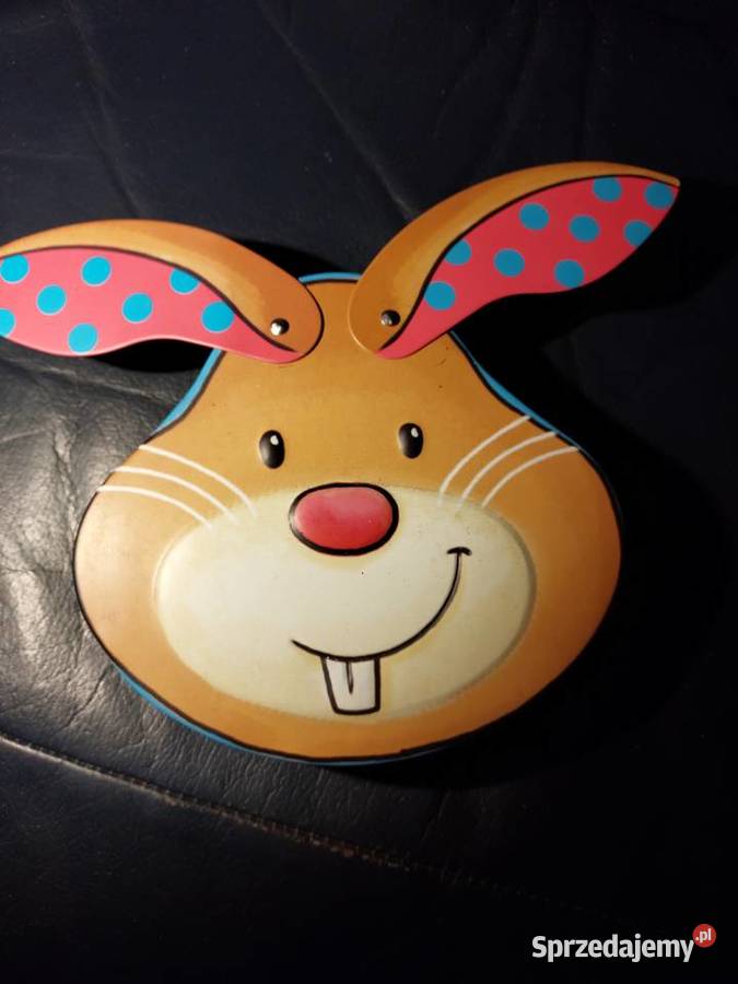 Małe pudełko metal zając Wrocław