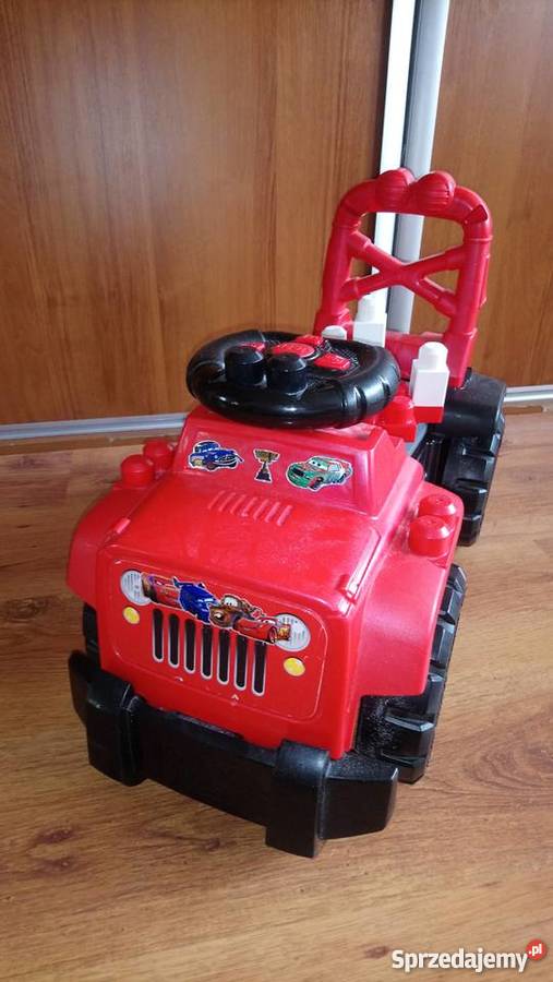 Pojazd JEEP MEGA BLOCK z klockami kierownica 2kg Kielce