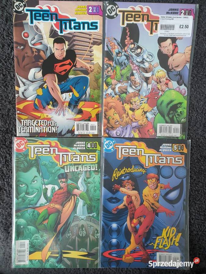 Teen Titans kolekcja 18 komiksów DC USA Gdynia sprzedam