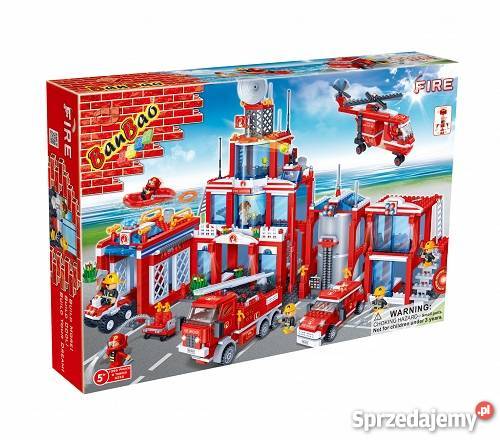 Klocki BanBao 8355 straż pożarna baza strażacka sprzedam