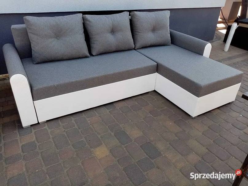 Tani narożnik 235x 145 z funkcją spania Szybka Łódź