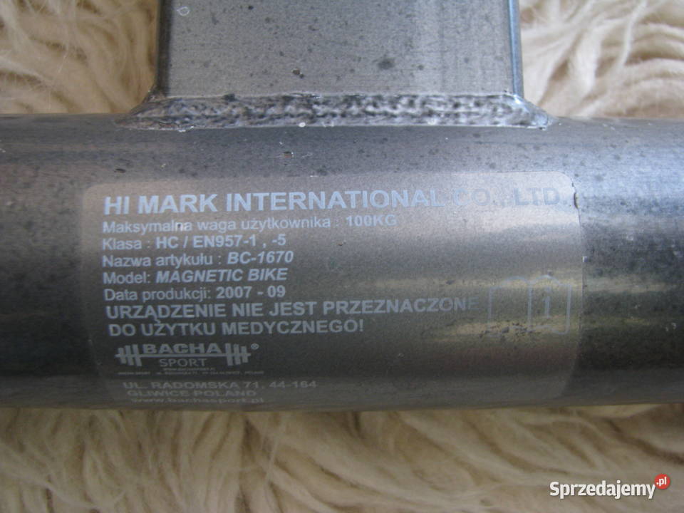 Rower magnetyczny stacjonarny Body Sculpture Sprzęt do ćwiczeń Krapkowice