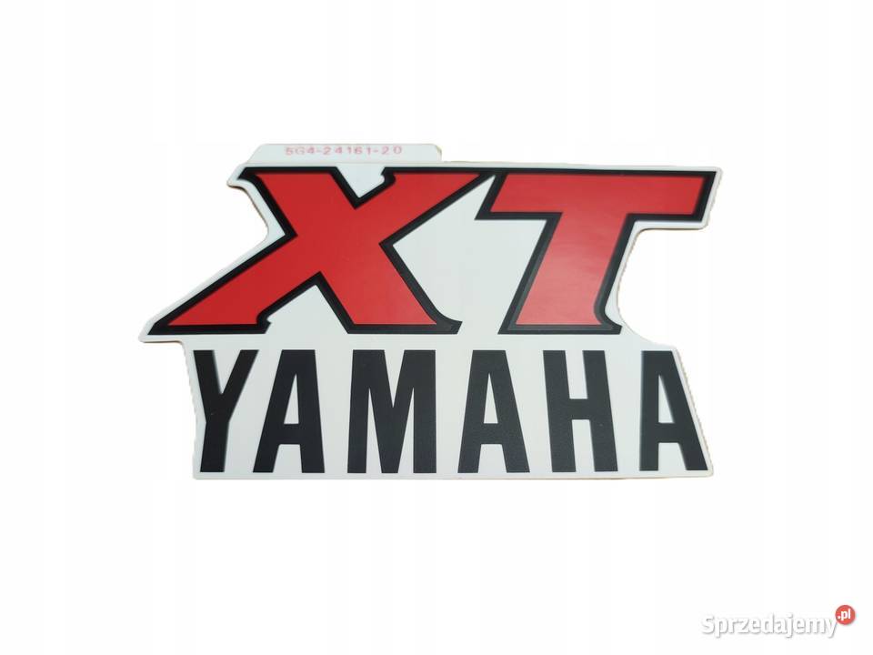 NAKLEJKA EMBLEMAT NA BAK YAMAHA XT 550 1982