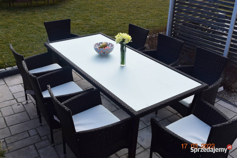 Meble ogrodowe technorattan 18 rattan braz