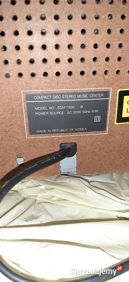 Samsung wieża magnetofon cd radio śląskie Ruda Śląska