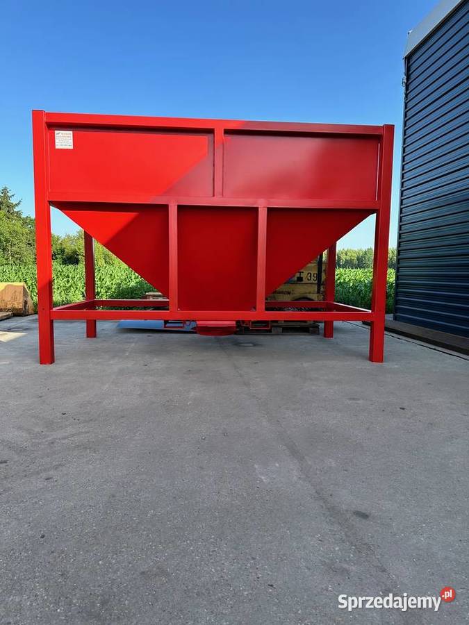 Kosz Zasypowy workownica bufor zasobnik 6m3 Niedrzew Pierwszy sprzedam