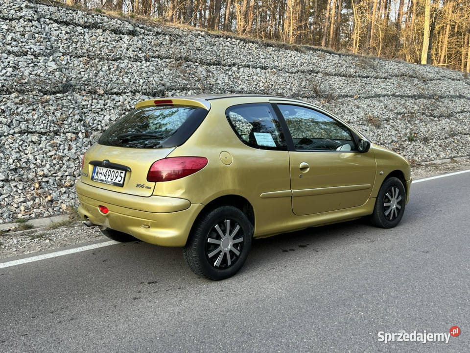 Peugeot 206 20 Diesel HDI 2003r TanioMożliwa złoty Warszawa