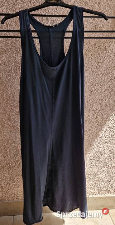 Sukienka Sandwich na ramiączkach granatowa Lublin