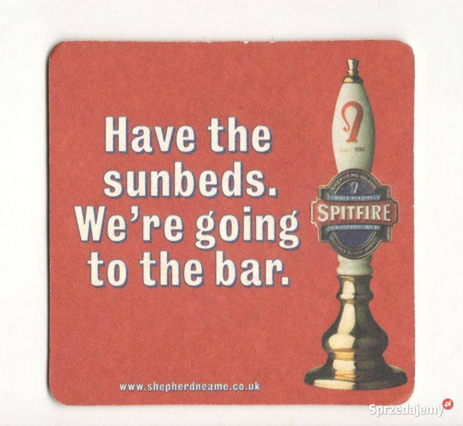 Spitftre podstawka do piwa 3 Gliwice sprzedam