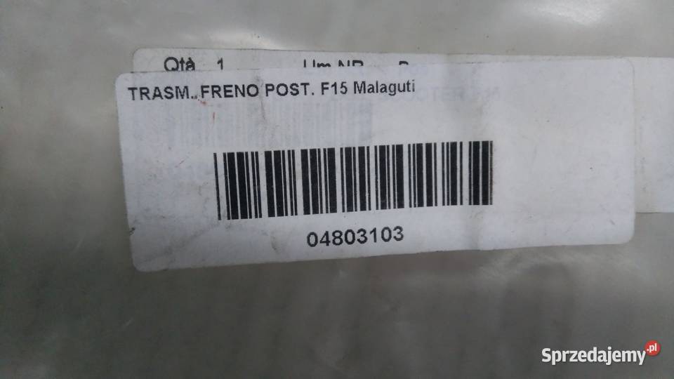 Linka hamulca tylnego tył ORGINAŁ Malaguti F15 Linki i cięgna Bielsk Podlaski