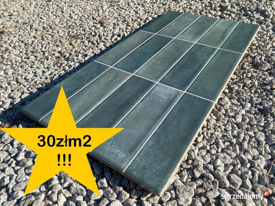 Wyprzedaż Płytki Ścienne MOHA GREEN BRICKS 30x60 Płytki ścienne Sochaczew sprzedam
