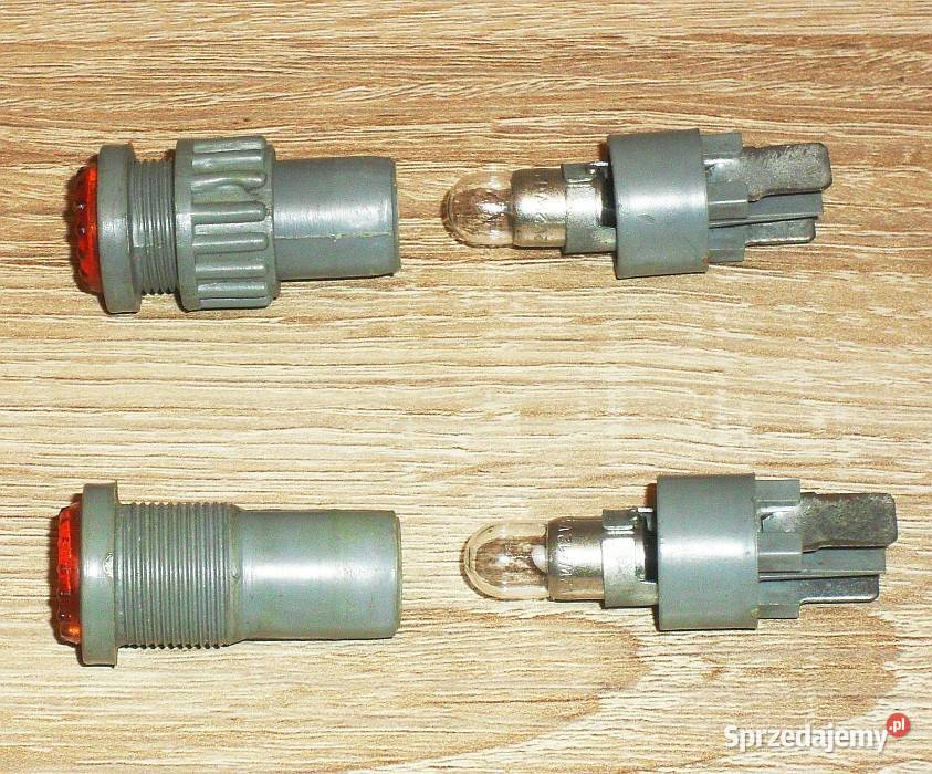 Lampka kontrolna pomarańczowa z żarówką 12 V 2 W Gliwice