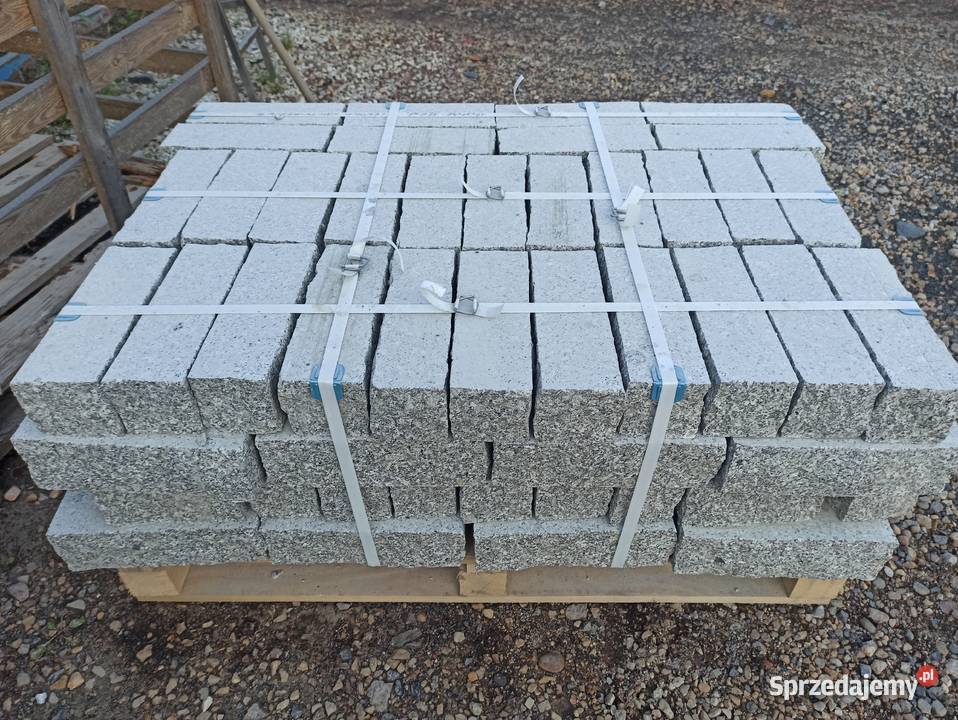 Kostka Granitowa szara 811 Palisady Czerwona Jaworzno
