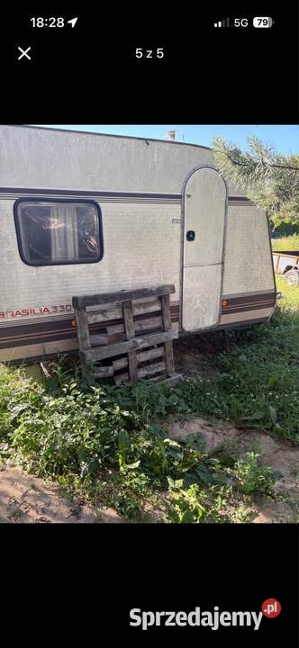 Kemping karawana Rok produkcji 1986 Kempingowe Ciechocinek