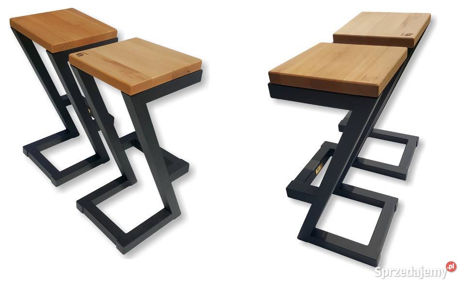 Hoker barowy krzesło barowe loft do kuchni Nisko