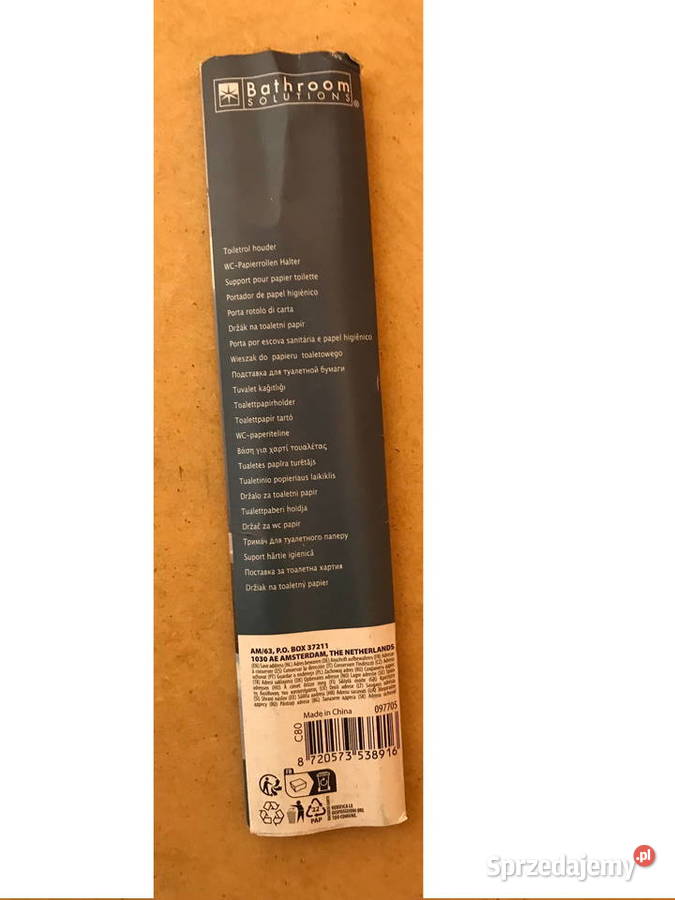 Stojak na papier toaletowy metalowy kolor Zbąszynek
