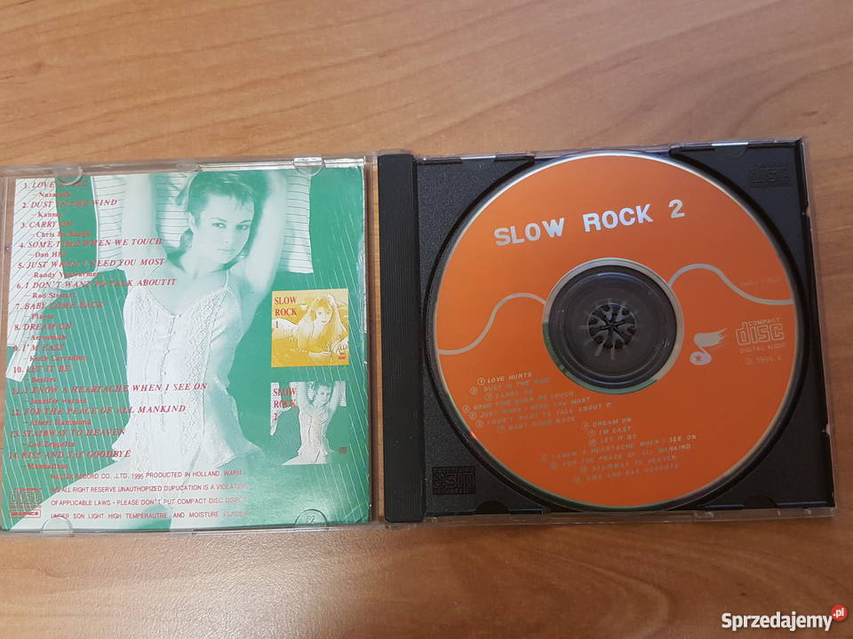 PŁYTA CD Slow Rock 2 Gatunek rock pop Płyty sprzedam
