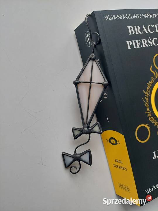 zakładka do książki latawiec łososiowy witraż śląskie