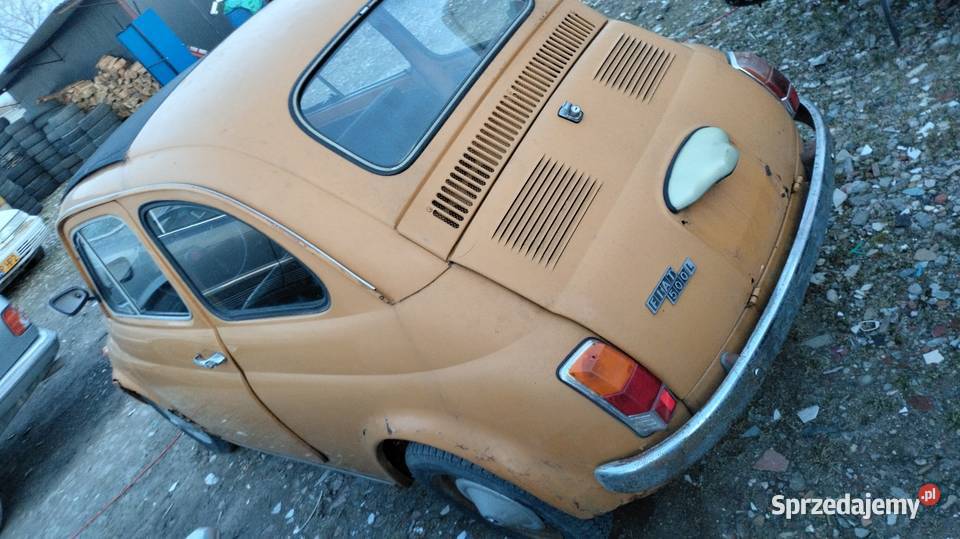 Fiat 500 1969 cabrio brezentowy dach 500 sprzedam