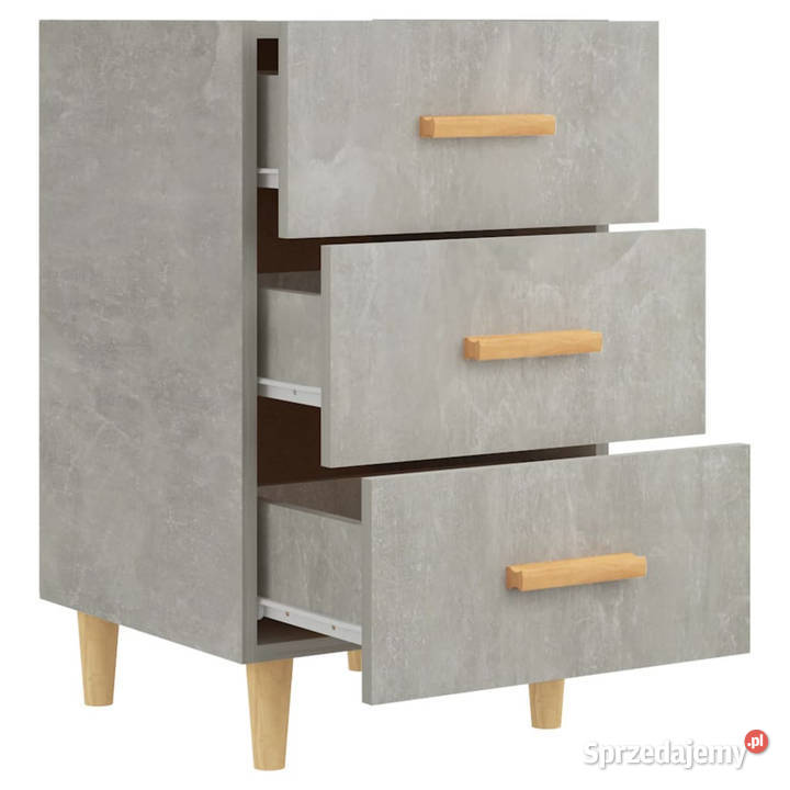 Szafka nocna szarość betonu 40x40x66 WM812082 mazowieckie sprzedam