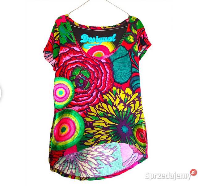 Piękna luźna bluzka desigual L XL