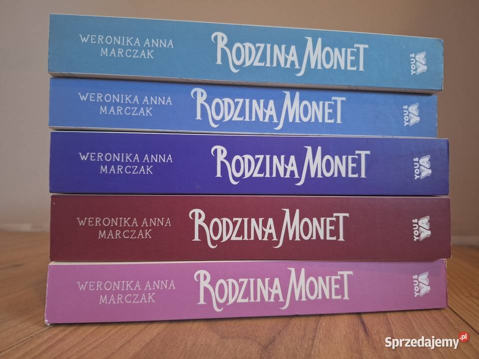 Rodzina Monet Pakiet 5 tomów Weronika Anna Toruń