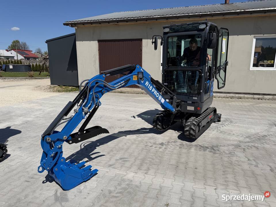 RIPPA R18 PRO nowa koparka minikoparka Kubota Rok produkcji 2026 Radomsko sprzedam