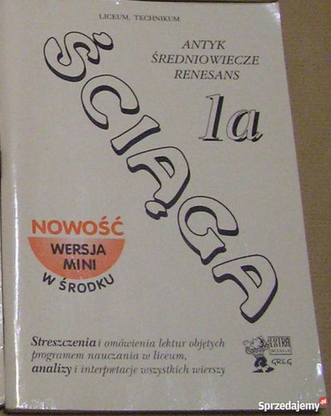 ŚCIĄGA 1A ANTYK ŚREDNIOWIECZE RENESANS Grudziądz