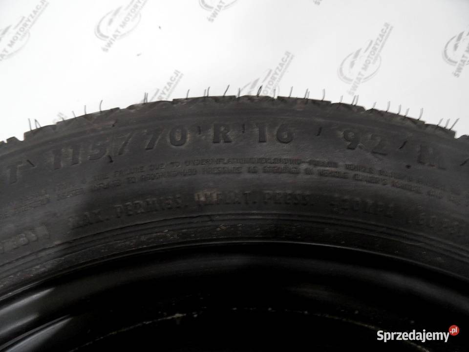 OPEL VECTRA C koło dojazdowe 1157016 92M 5x110