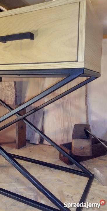 Konsola Art Loft Industrial styl Meta i Drewno podlaskie Białystok sprzedam
