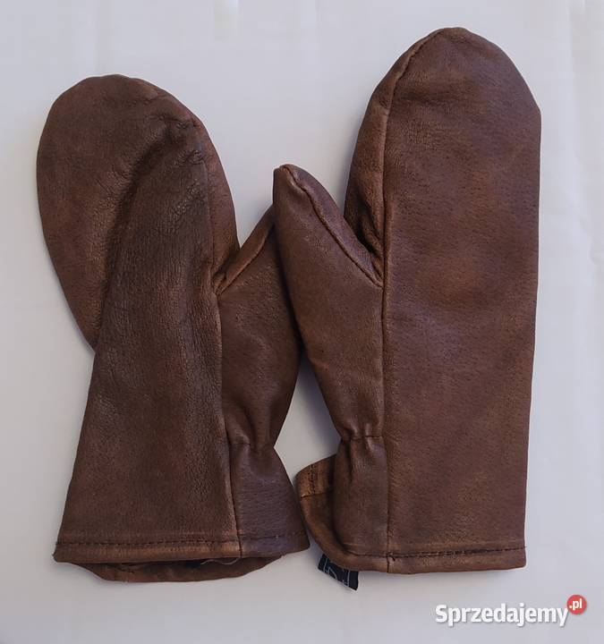 Rękawice z gumką SKÓRA Pozostałe Hajnówka sprzedam