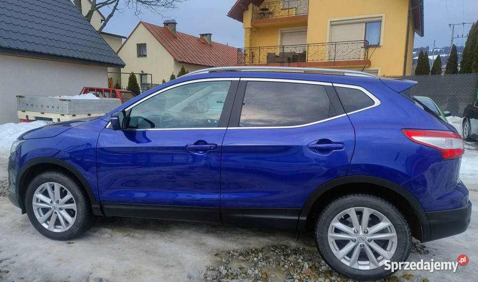 Nissan Qashqai TeknaPanoramaKamery360SkóraRadar isofix Harklowa sprzedam